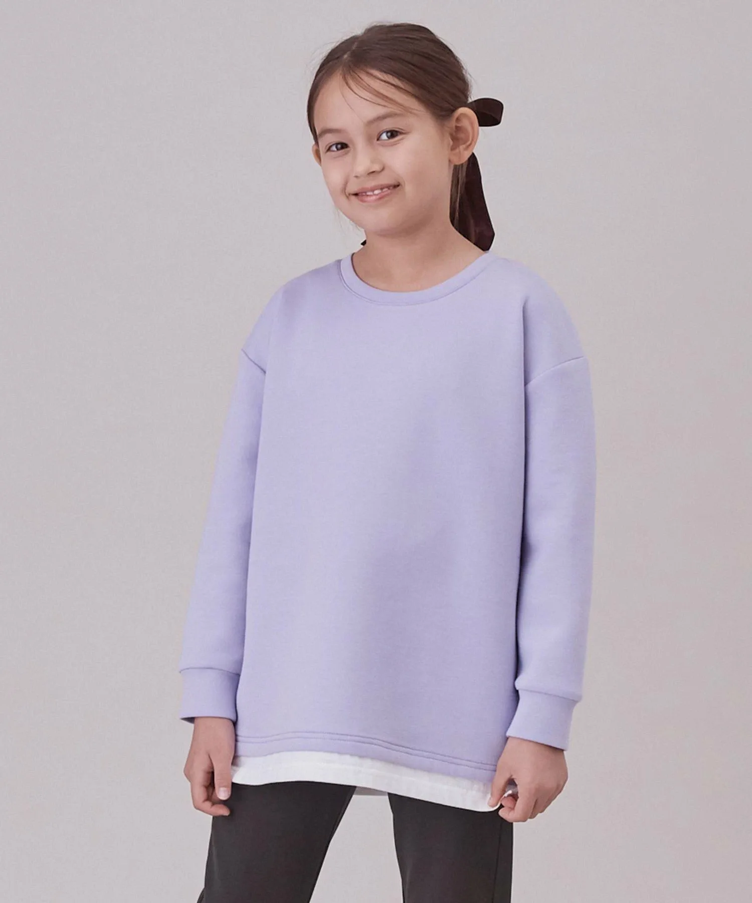 [110-150 см] Свитшот BEAUTY FORM JERSEY (УНИСЕКС) Unfilo, Lavender [082]