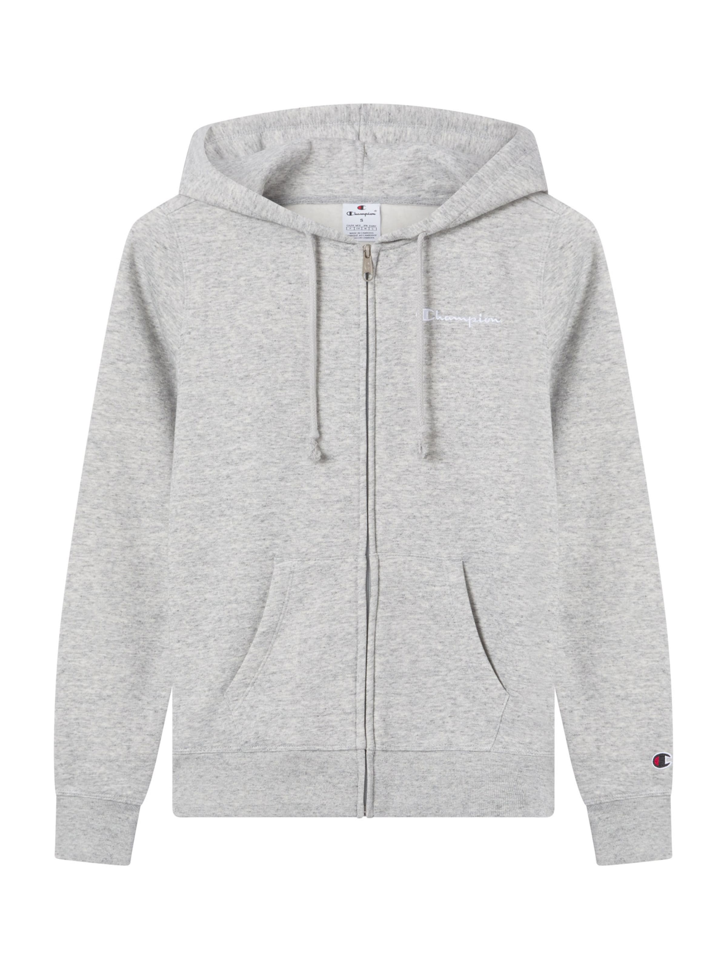 

Champion Authentic Athletic Apparel Худи на молнии в светло-сером цвете