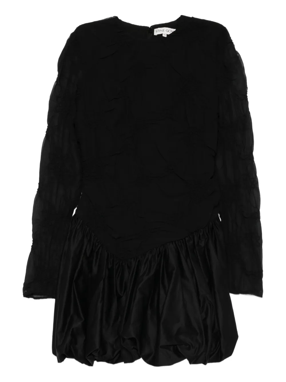 

Мини-платье с цветочным смокингом Stine Goya, черный