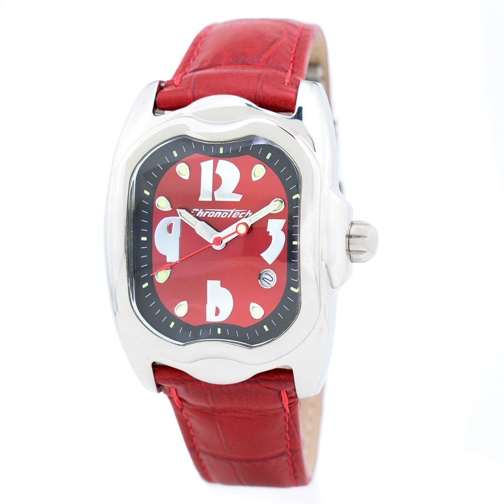 

Женские часы Chronotech Leather, красный