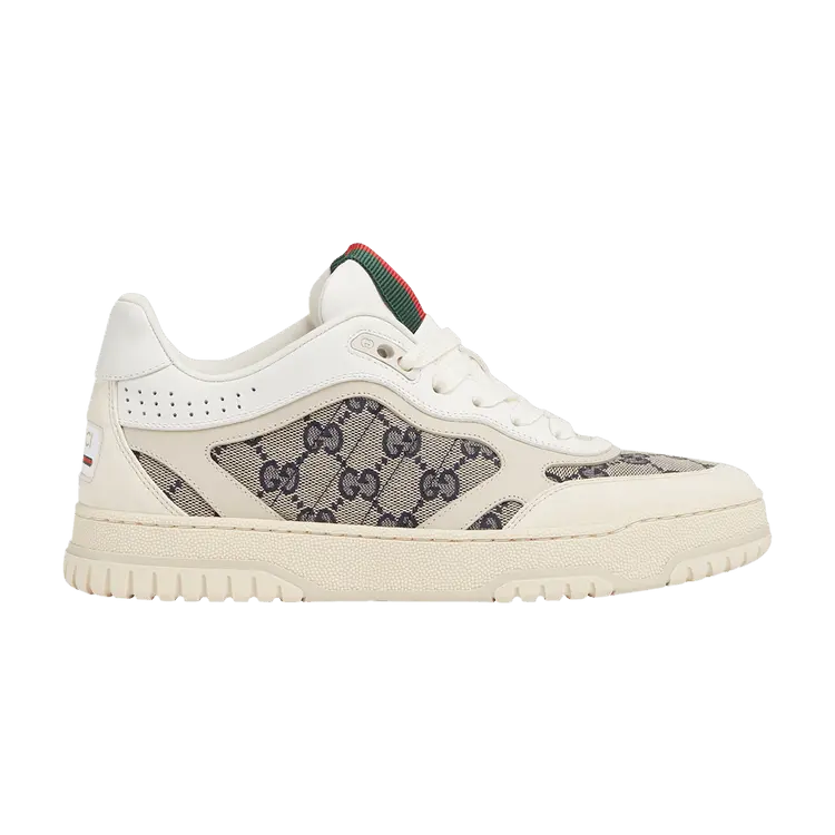 Кроссовки Gucci Wmns Re-Web Sneaker 'GG Canvas - Beige Blue', кремовый