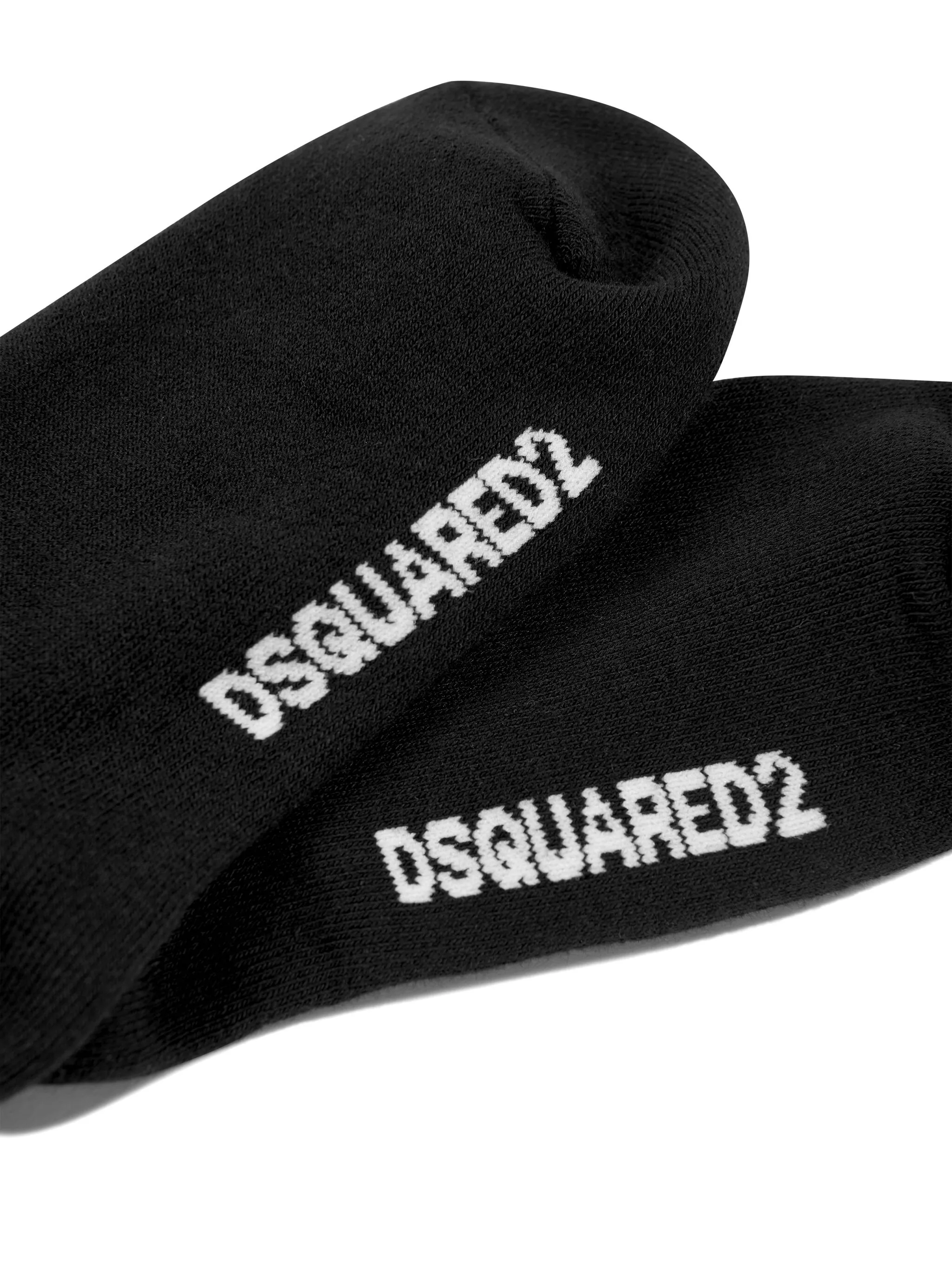 Носки с жаккардовым логотипом Dsquared2 Kids, черный — фото 4