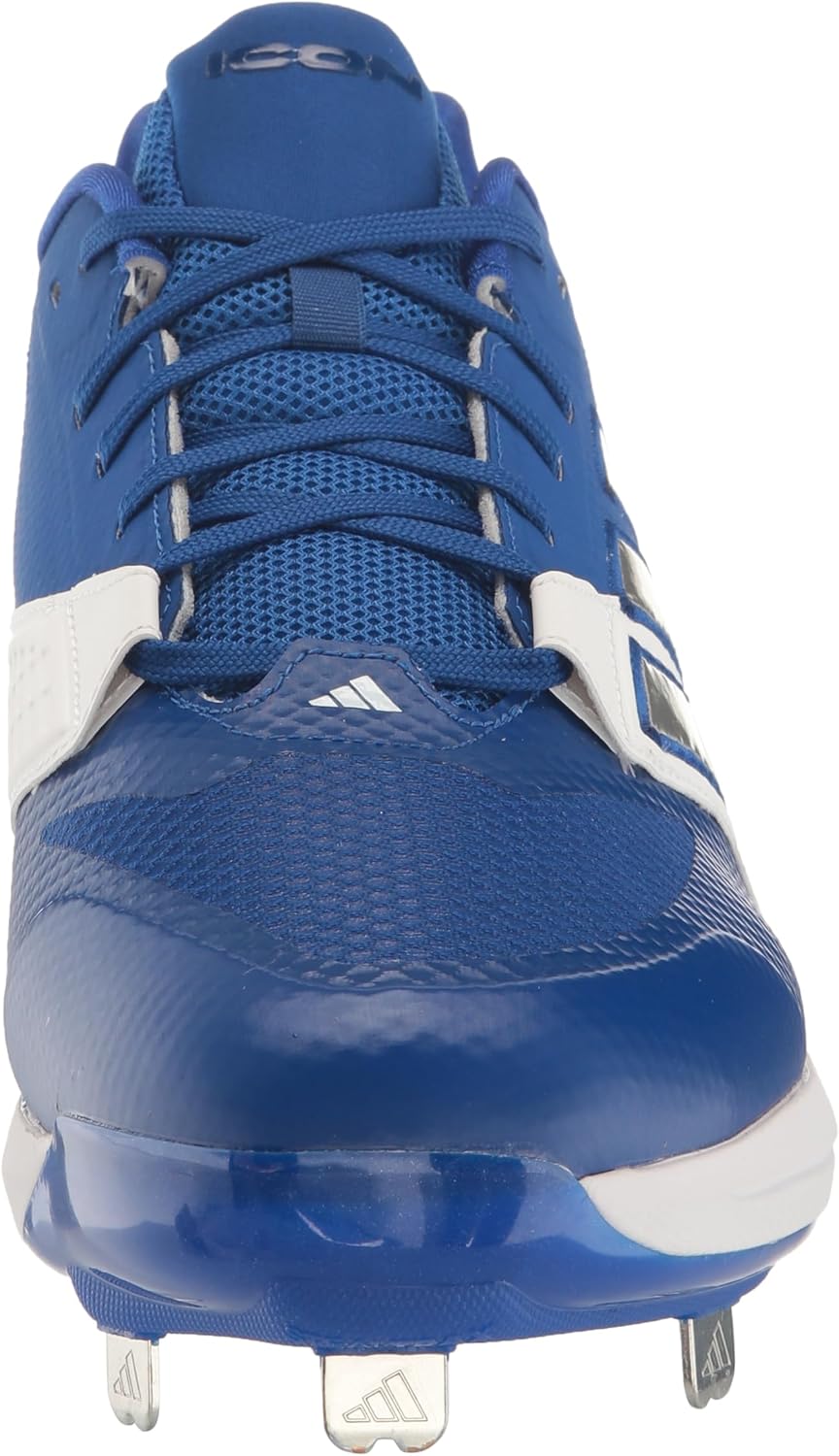 Мужские бутсы-кроссовки adidas Icon 8, белый/синий — фото 2