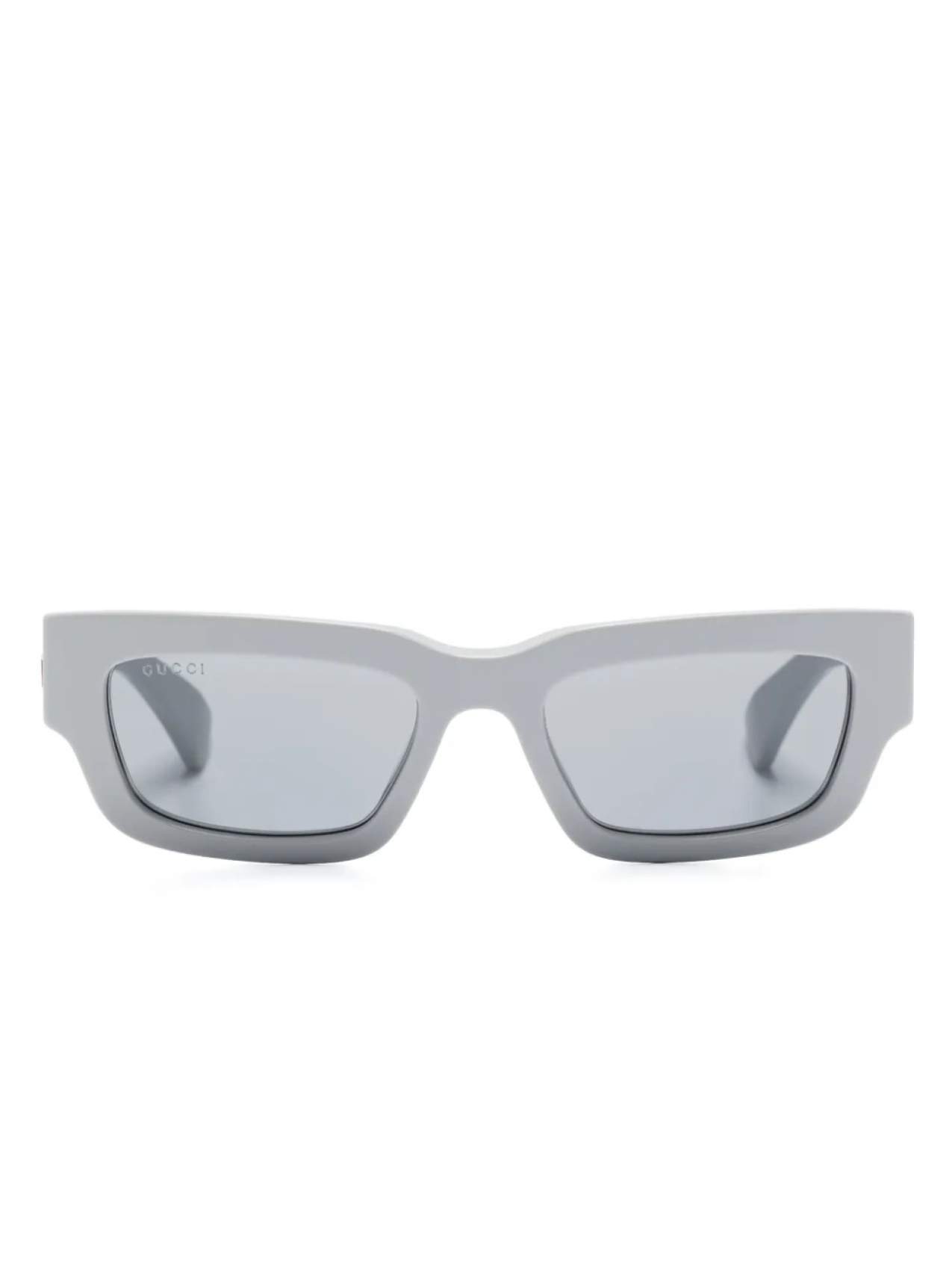 

Солнцезащитные очки в прямоугольной оправе Gucci Eyewear, серый