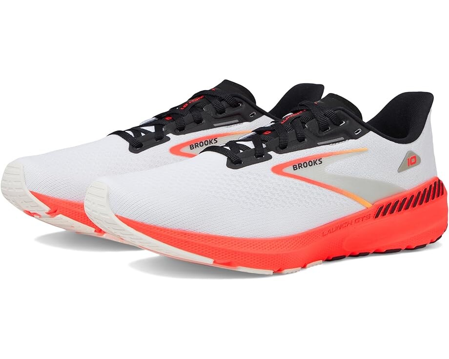 

Кроссовки Brooks Launch GTS 10, цвет Blue/Black/Fiery Coral, Серый, Кроссовки Brooks Launch GTS 10, цвет Blue/Black/Fiery Coral
