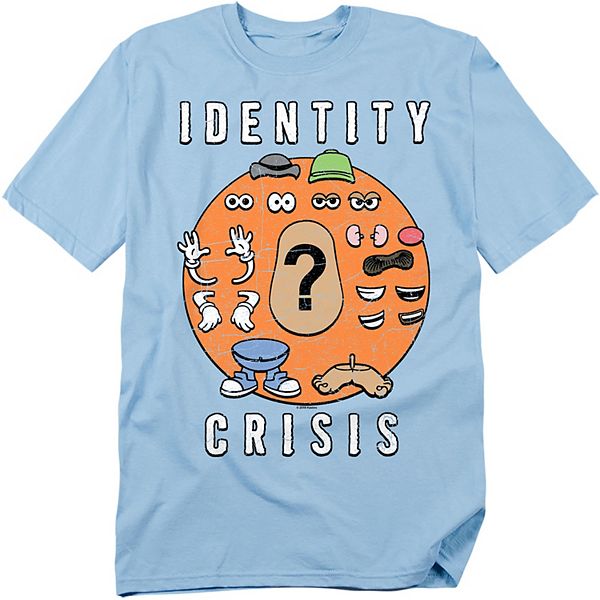 

Футболка Big & Tall Mr Potato Head Identity Crisis Licensed Character