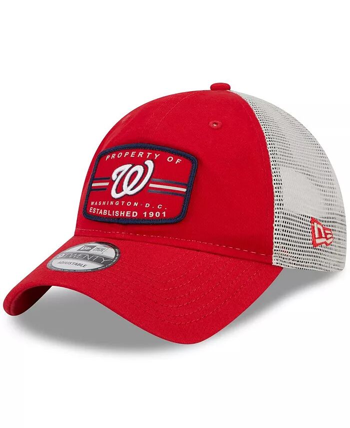 

Мужская красная бейсболка Washington Nationals Property Trucker 9TWENTY Snapback New Era