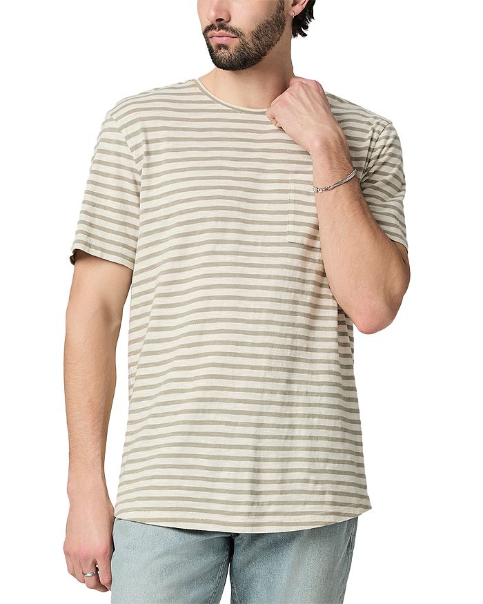 

Кеннет Футболка с коротким рукавом в полоску PAIGE, коричневый/бежевый