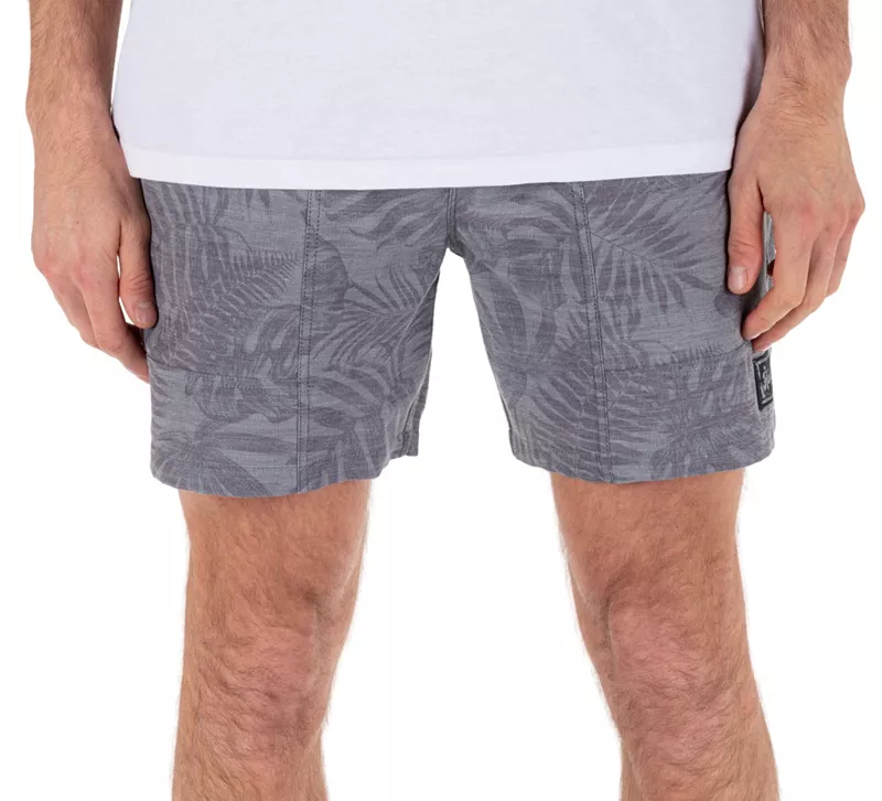 

Мужские шорты для волейбола Hurley Phantom Naturals Baja 17 дюймов, цвет Ion Grey