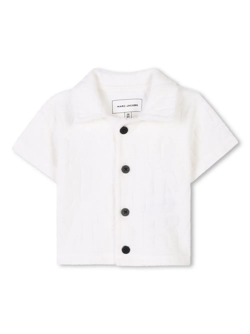 

Комплект из топа и шортов с жаккардовым логотипом Marc Jacobs Kids, белый
