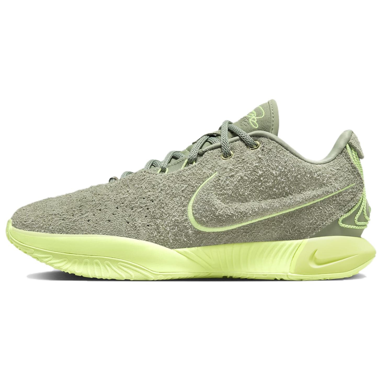 Кроссовки Nike Lebron 21 Lifestyle Shoes Men Low-top Green, зеленый
