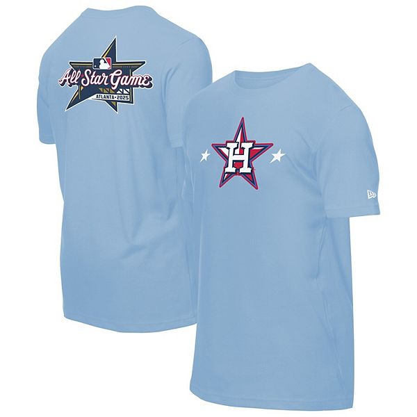 

Мужская футболка Houston Astros 2025 MLB All-Star Game светлого синего цвета New Era