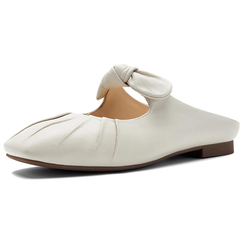 NINE WEST Закрытые тапочки женские абрикос, цвет Apricot — фото 4