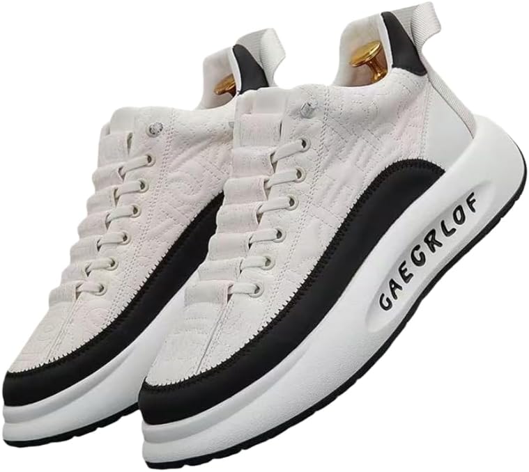 

Модные мужские повседневные кеды - спортивная обувь с толстой подошвой для подростков Hoalox, белый