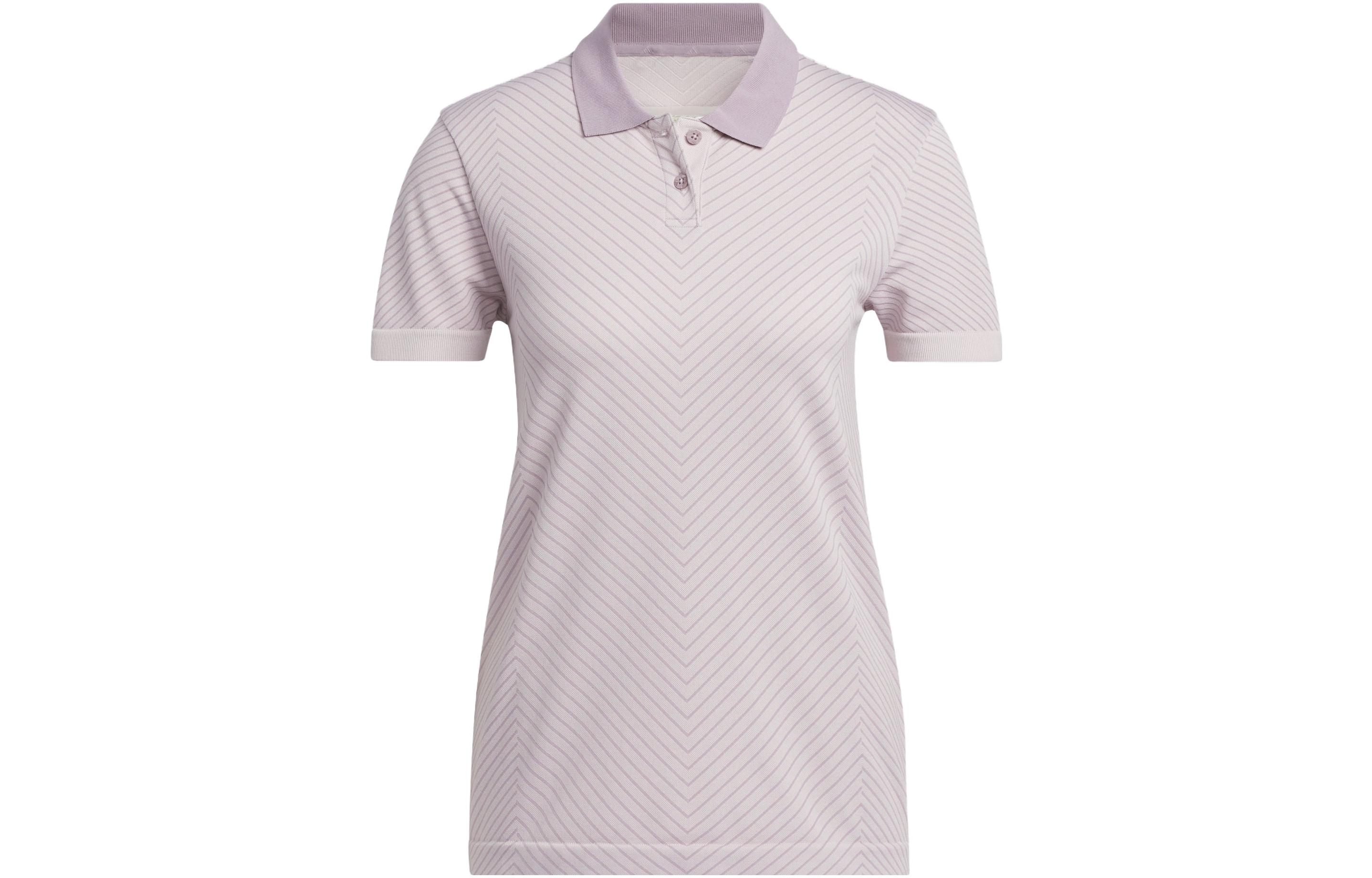 ULTIMATE365 TOUR PRIMEKNIT Поло для женщин розовый Adidas, светло-фиолетовый/розовый — фото 3