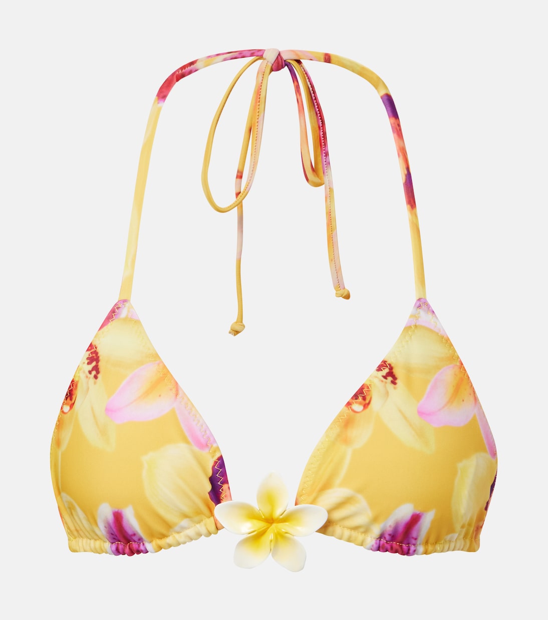 

Топ бикини с цветочным принтом Island Same, Yellow Tropical