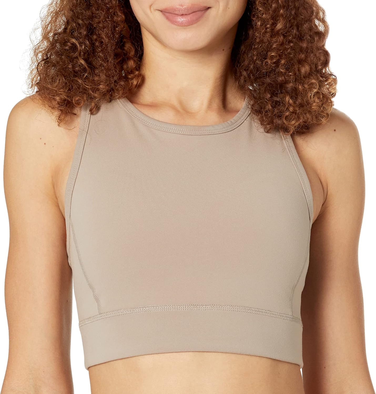 

Женский комплект для пилатеса Calvin Klein Performance, укороченный топ для фитнеса с круглым вырезом, Moonrock