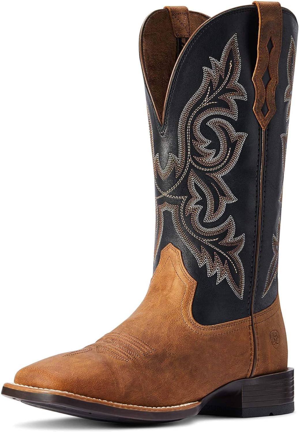 

Мужские повседневные сапоги ARIAT Drover Ultra с вышитым квадратным носком, высокой голенью - черные, коричневые