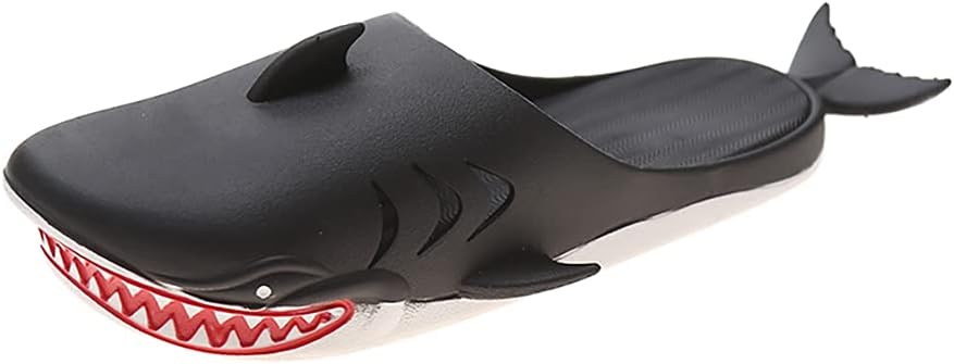 

Тапочки Todoroki Shoto Shark, нескользящие, сабо, сандалии, тапочки в виде рыбок, пляжные тапочки для душа, тапочки в виде рыбок, унисекс, черный