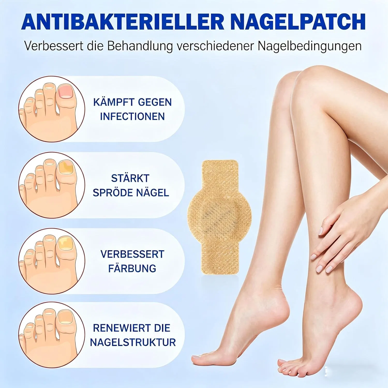 Пластыри для коррекции и восстановления ногтей Orthevia Meiion, Skin-Coloured — фото 4