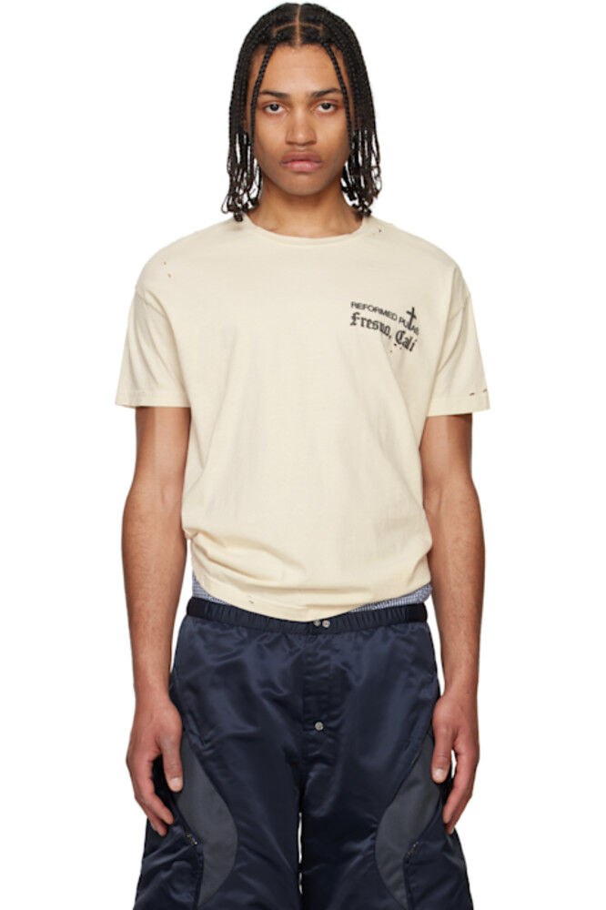 

Футболка Off-White 'Reformed Putas' Destroyed Easy WILLY CHAVARRIA