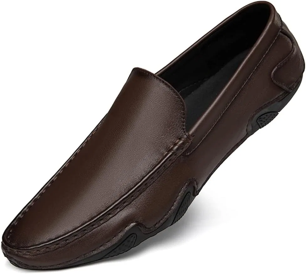 Мокасины мужские, кожа, Driving Moccasins, коричневый ZUZALA — фото 4
