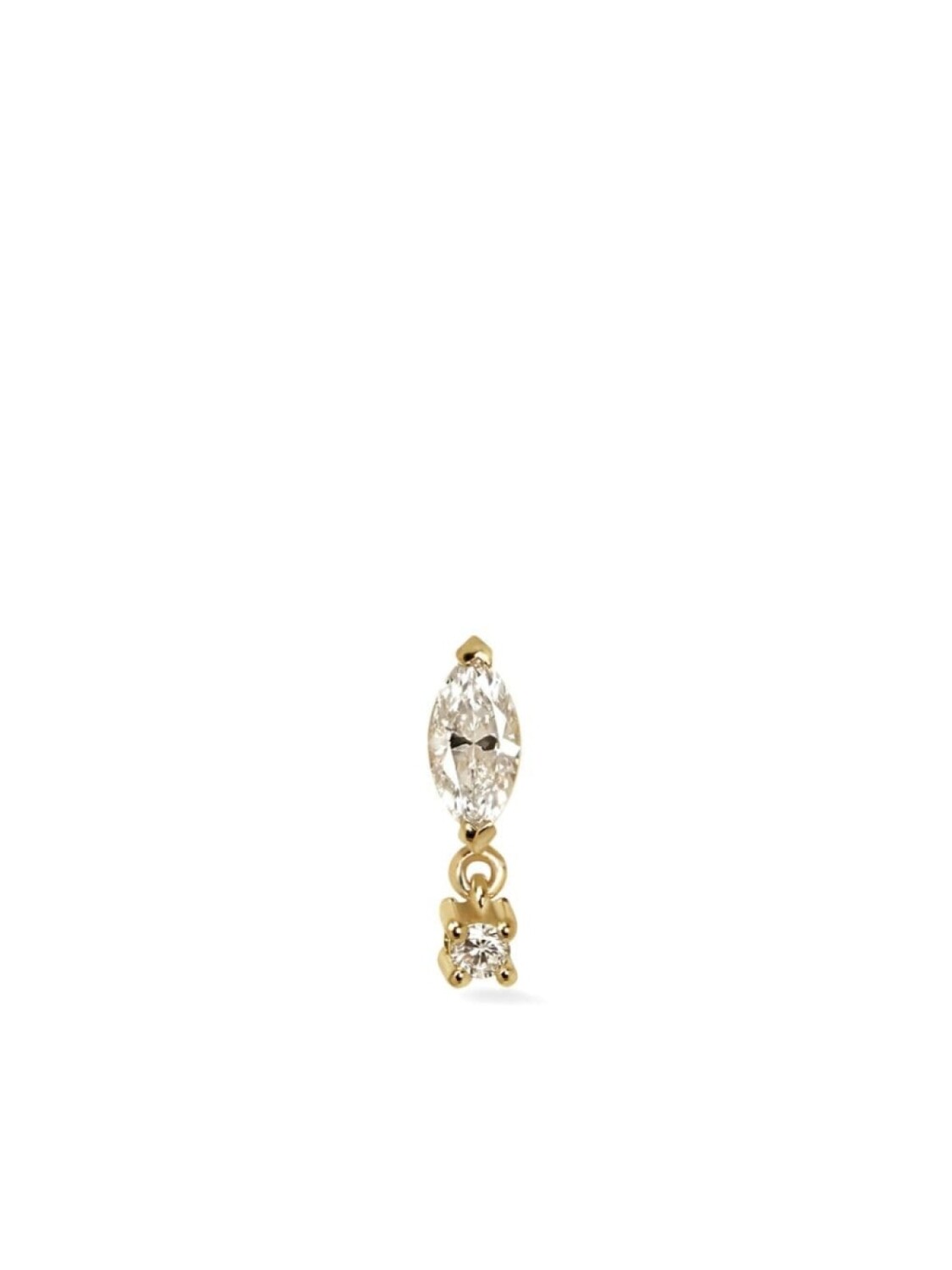 

Серьга Quiet Luxury из желтого золота с бриллиантами Lark & Berry, золотой