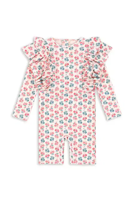 Купальник детский цельный с рюшами Manuca Frill Onesie Konges Sløjd, розовый