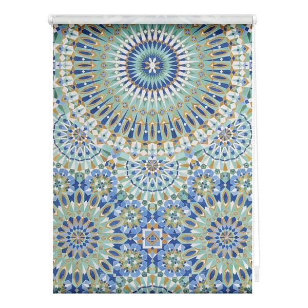 

Рулонные шторы Lichtblick Orientalisches Muster, 80x150x6 см, синий/зеленый