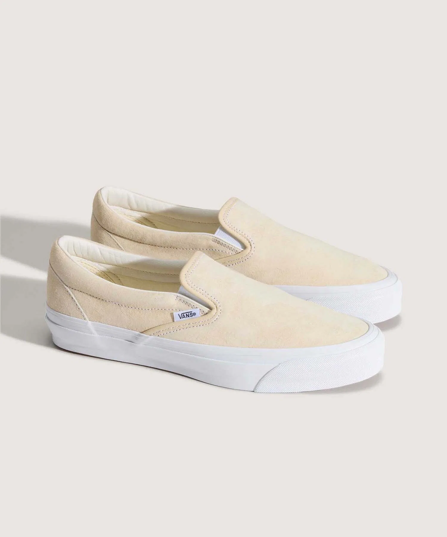 Унисекс сліпони из замши VANS PREMIUM кремовые — фото 2