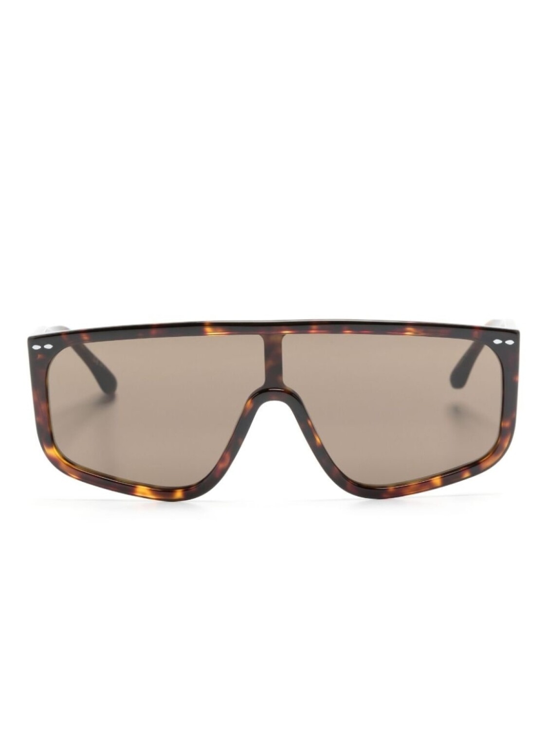 

Isabel Marant Eyewear солнцезащитные очки Elora в массивной оправе, коричневый