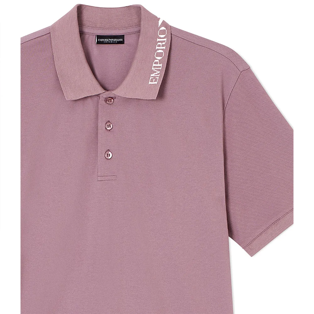 Поло с коротким рукавом Emporio Armani EM000571_AF20425, фиолетовый — фото 2