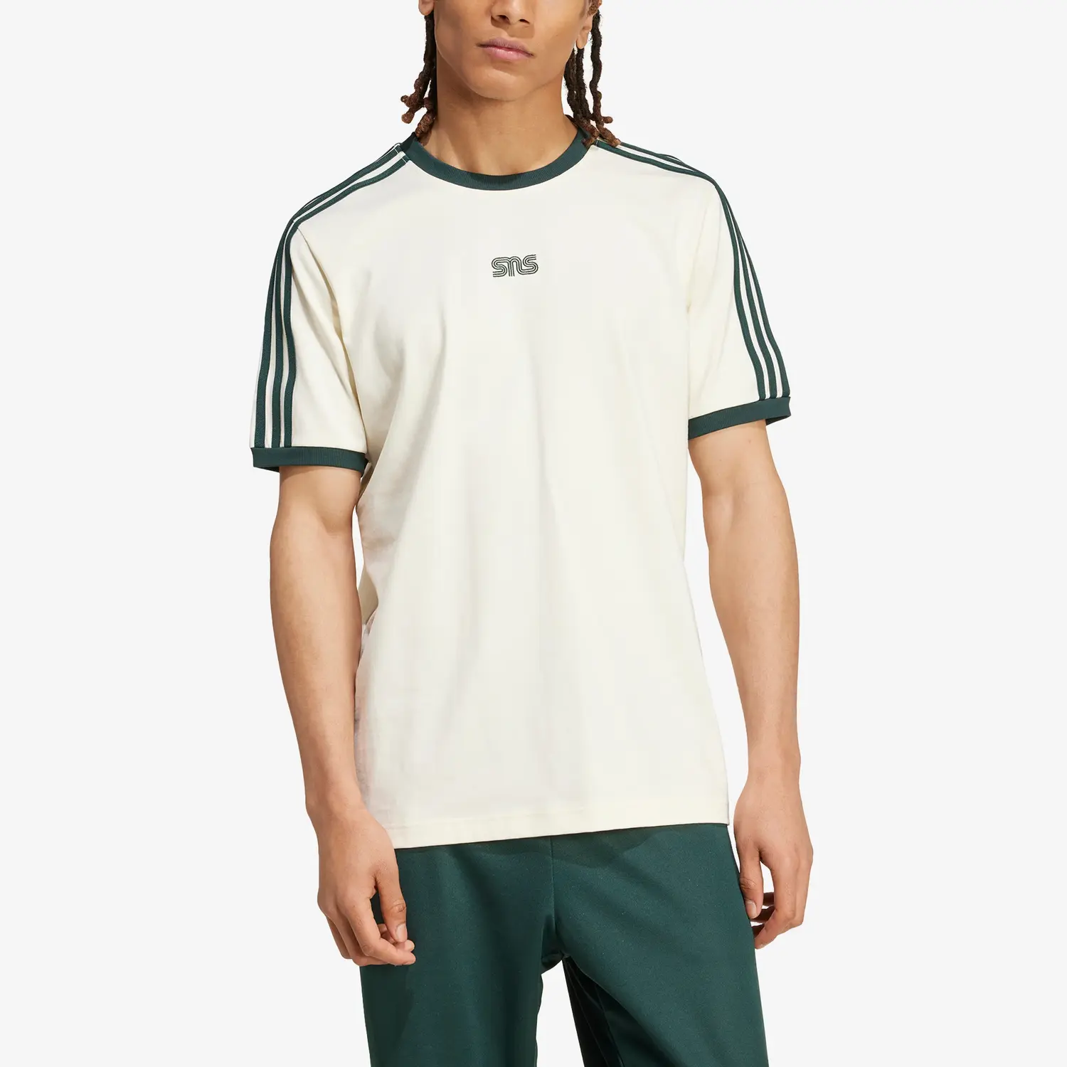 Adidas Originals Футболка Track Top X SNS FW24 мужская ivory — фото 4