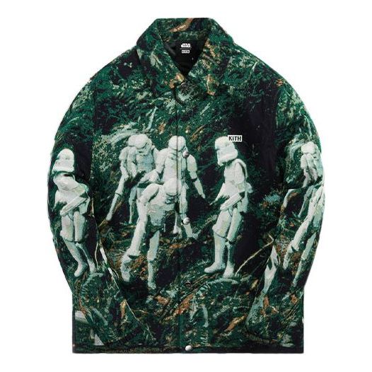 

Куртка x star wars endor coaches jacket 'stadium' Kith, зеленый