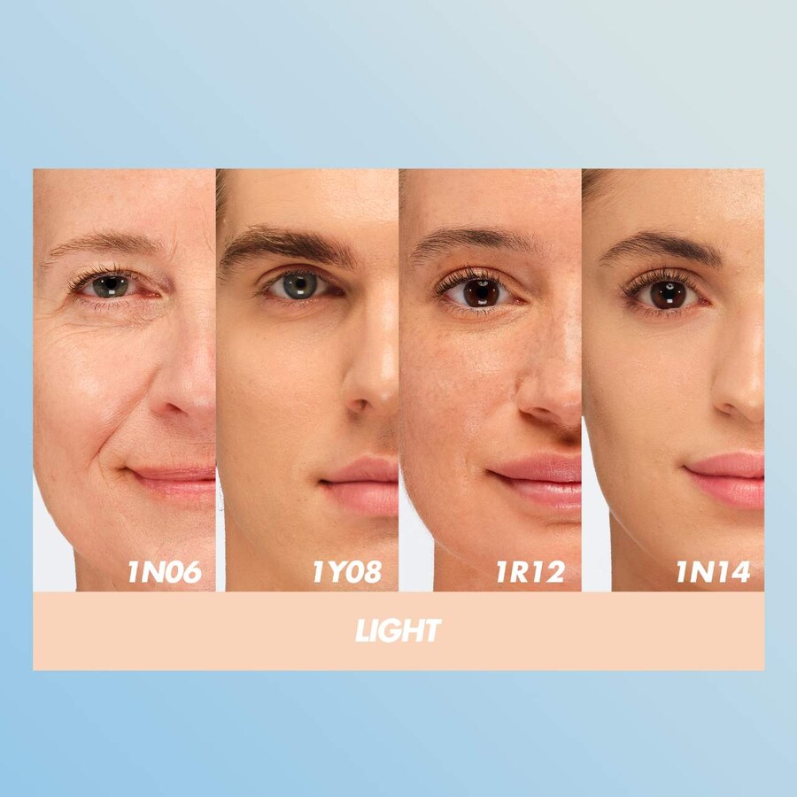 Увлажняющая тональная основа HD Skin Hydra Glow с гиалуроновой кислотой MAKE UP FOR EVER, 1 oz, Beige — фото 4