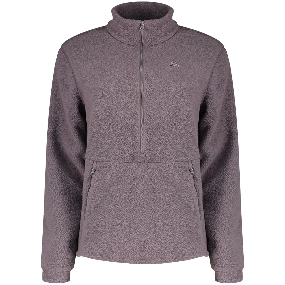 

Флис Odlo Essential 365 High Pile half zip, фиолетовый