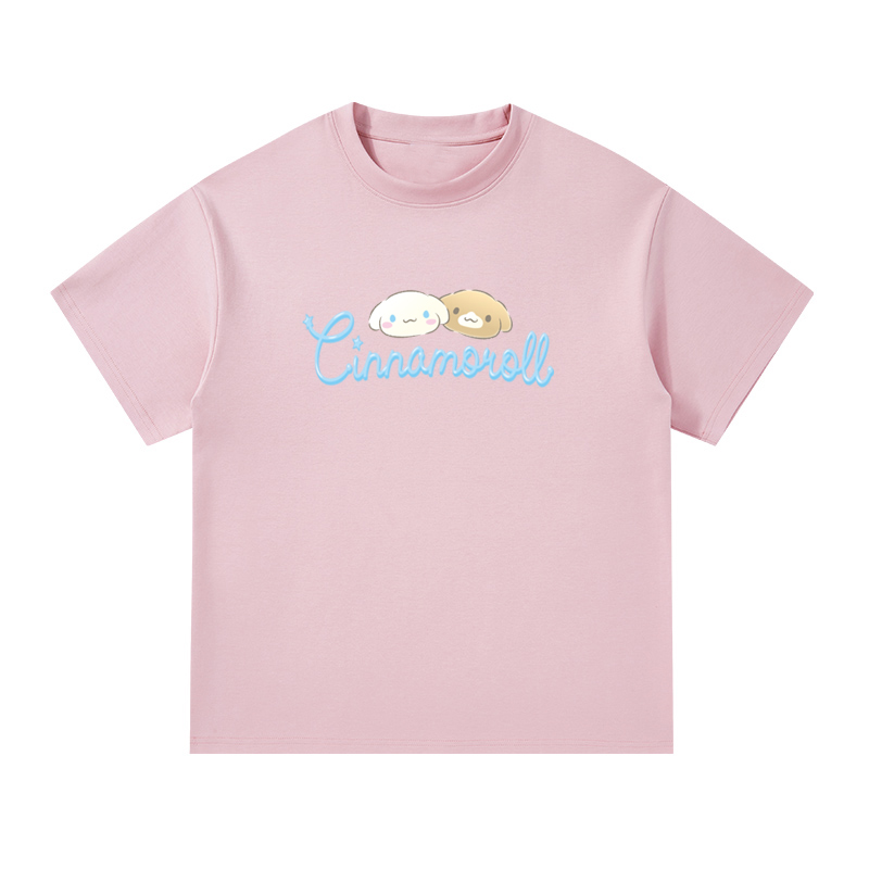 

Футболка Unisex CINNAMOROLL Yugui Dog Sanrio, розовый
