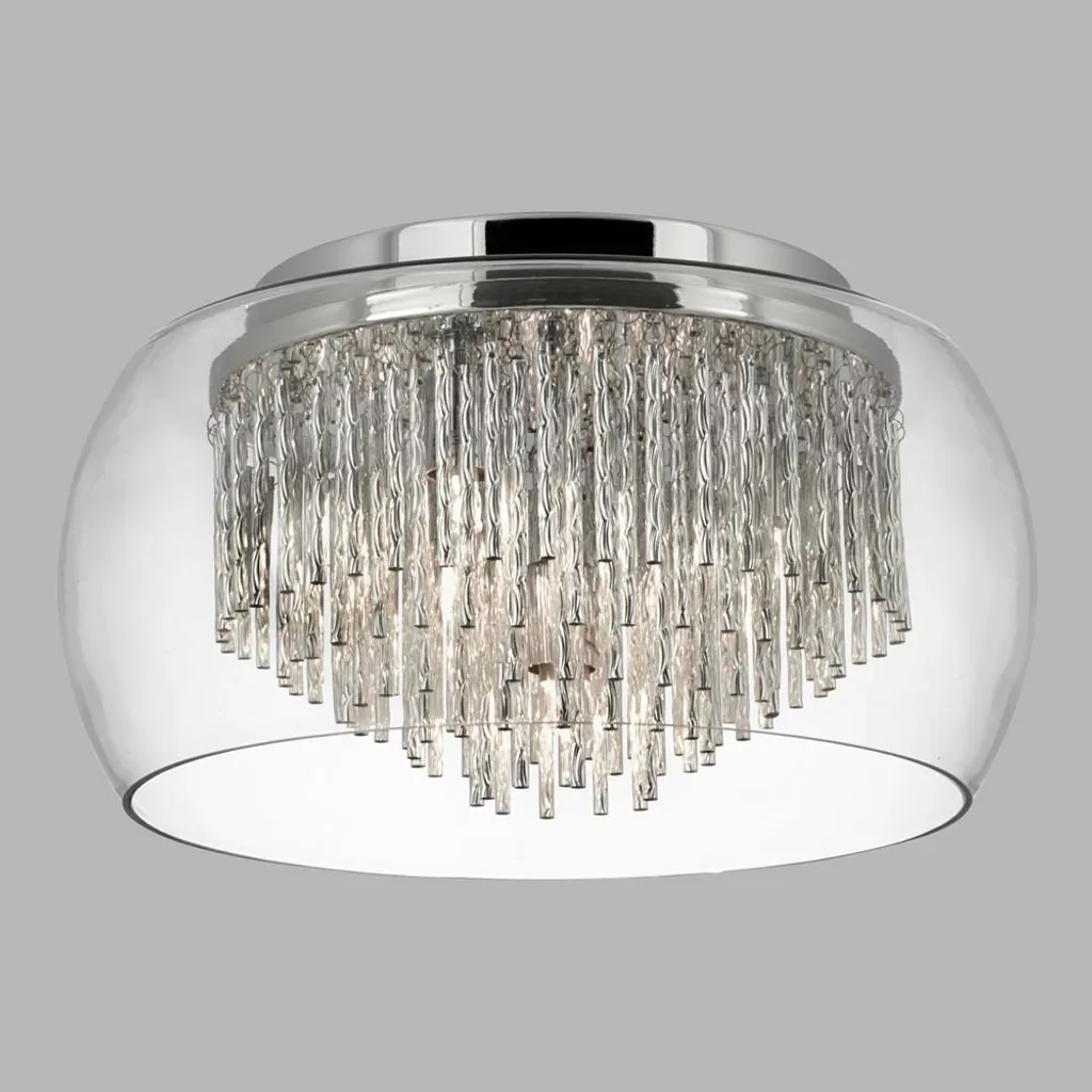 

Потолочный светильник Searchlight, серебряный