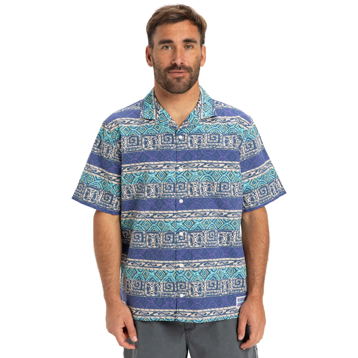 

Мужская рубашка Global Heat Quiksilver, голубой