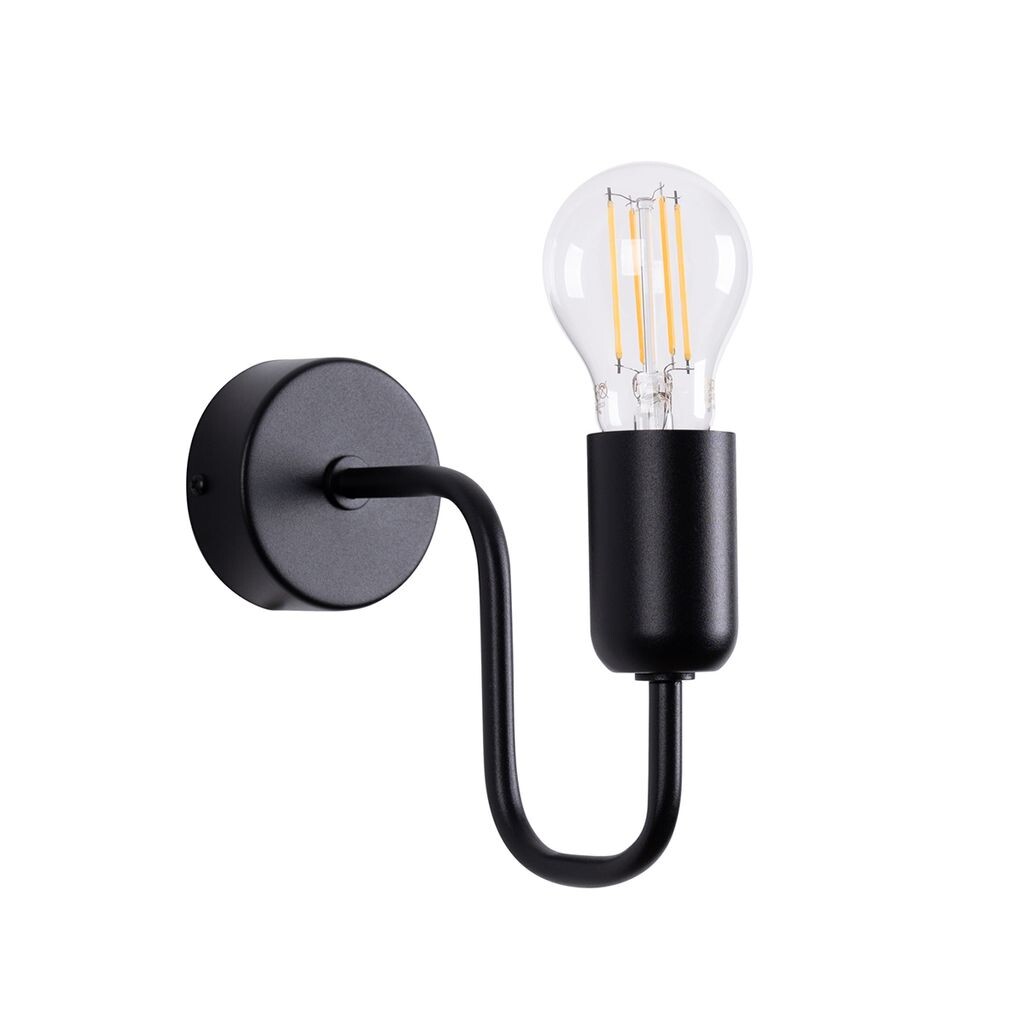 

Настенный светильник VECTOR черный 1хЕ27 15Вт сталь 20х15,5х8,5см Sollux Lighting