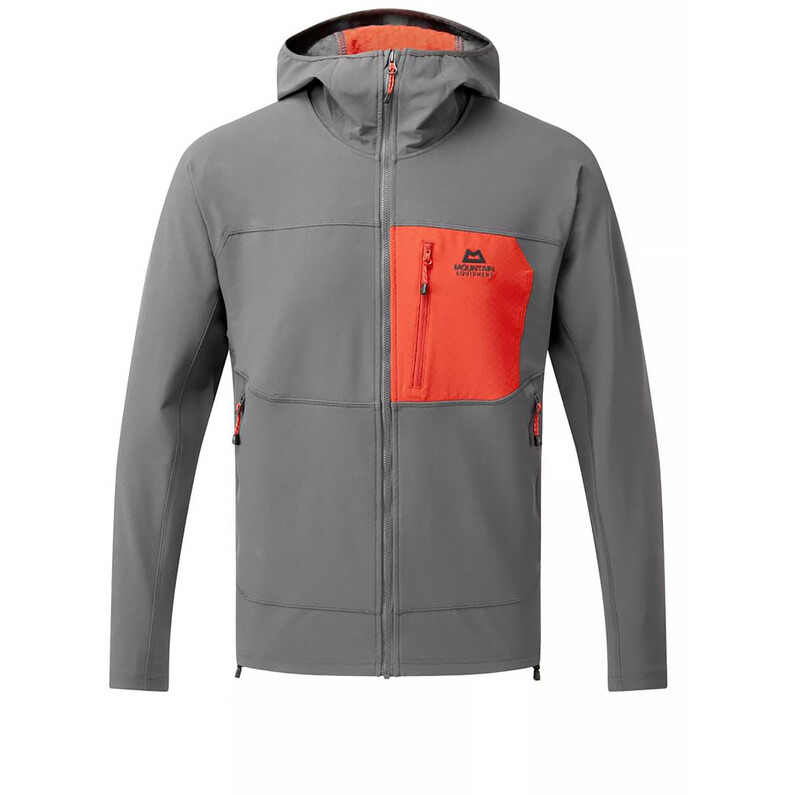 

Мужская куртка с капюшоном Arrow Mountain Equipment, серый