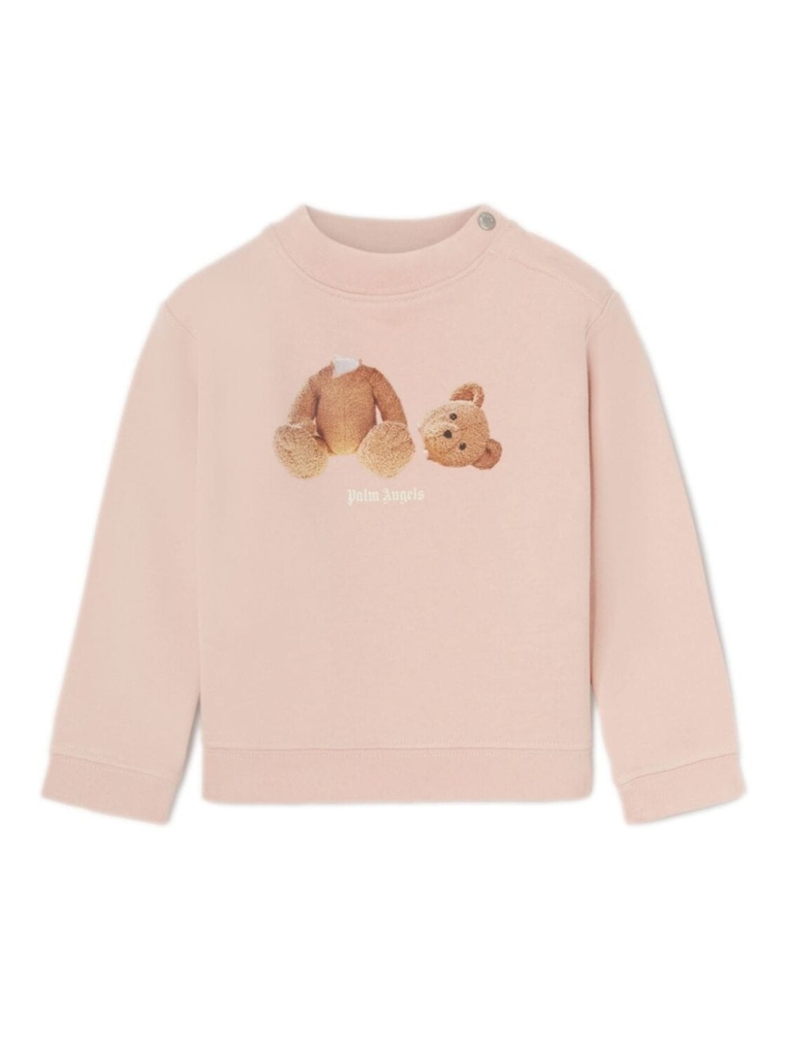 

Palm Angels Kids толстовка Broken Bear, розовый