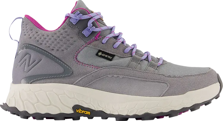 Кроссовки Wmns Fresh Foam X Hierro Mid GORE-TEX Wide 'Steel Magenta', серый