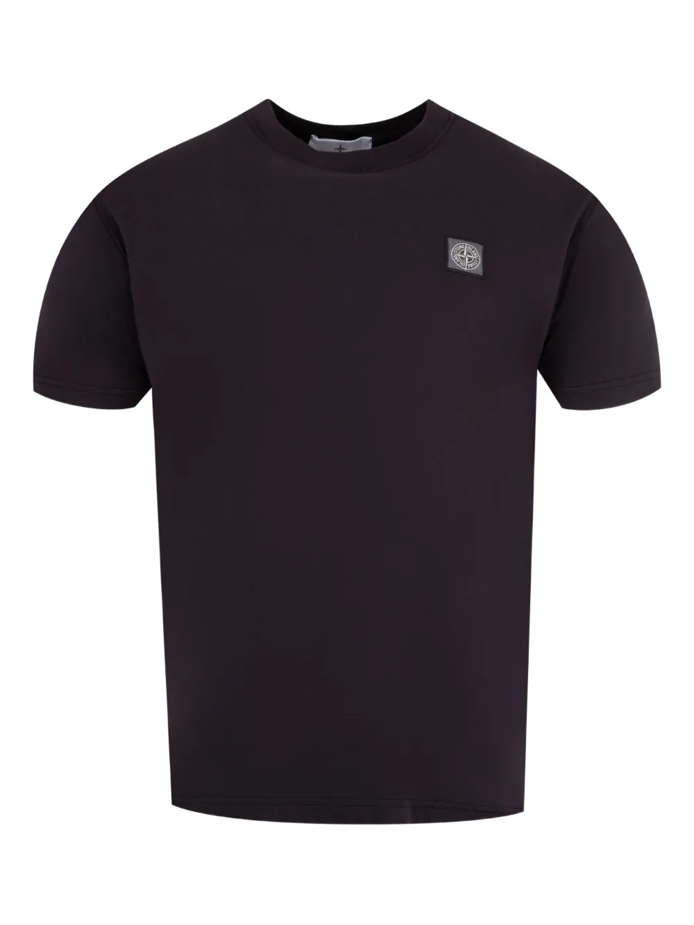 

Футболка с нашивкой-логотипом Stone Island, черный
