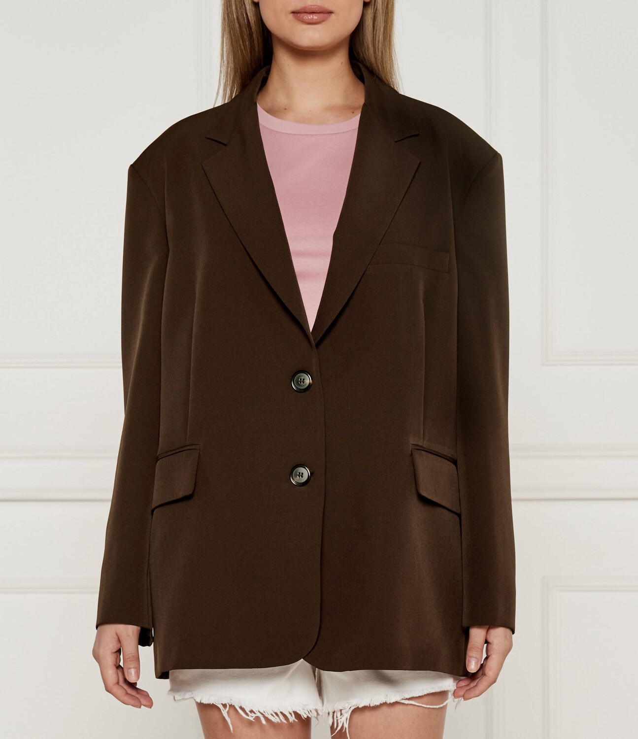 

Куртка Pinko elegante Regular Fit, коричневый
