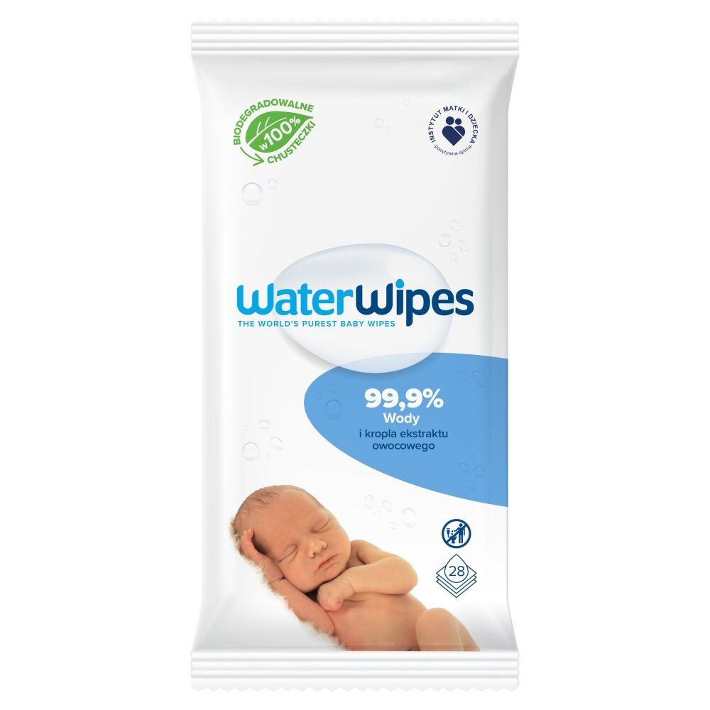 

Влажные салфетки Waterwipes Bio, 28 шт