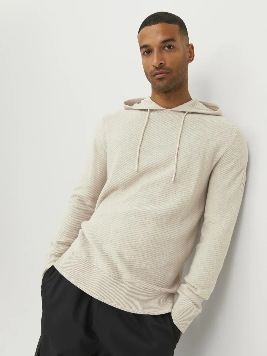 

Толстовка Jack & Jones "JCOCLASSIC TWILL KNIT HOOD SN", цвет Moonbeam