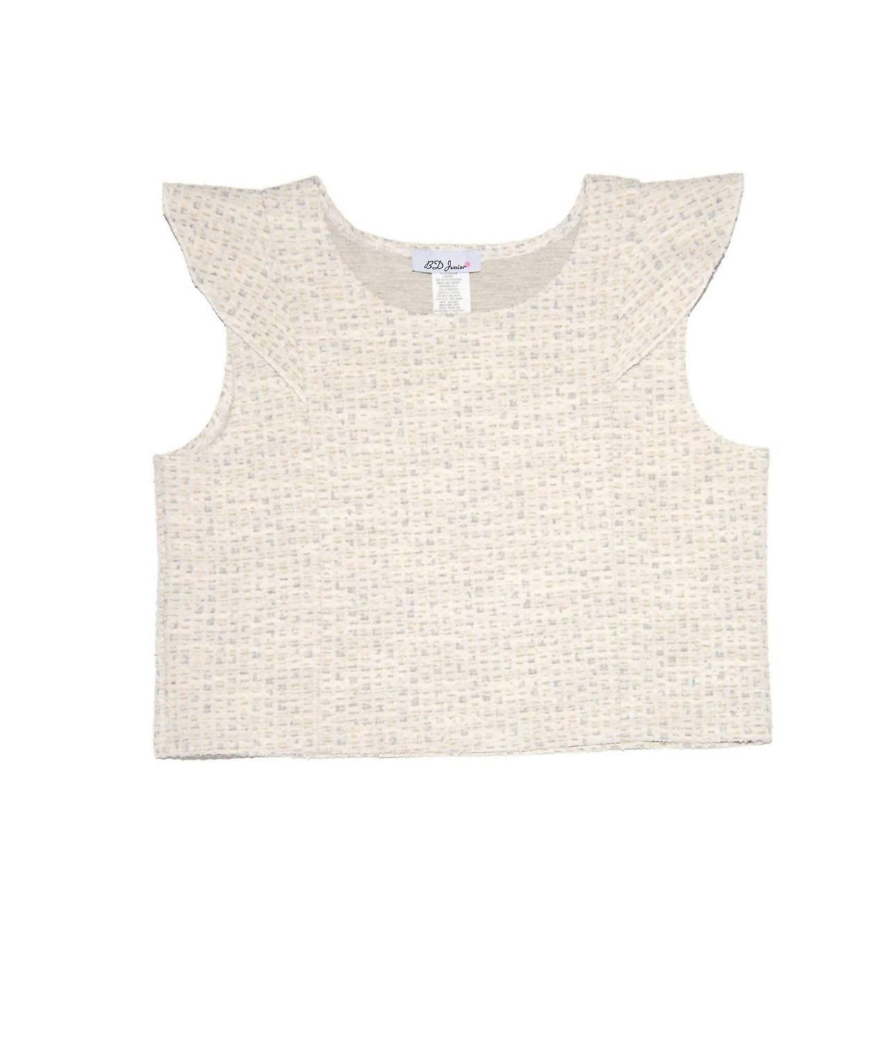 

Детская блузка Leah с рукавами-фонариками в цвете слоновая кость/золото By Debra