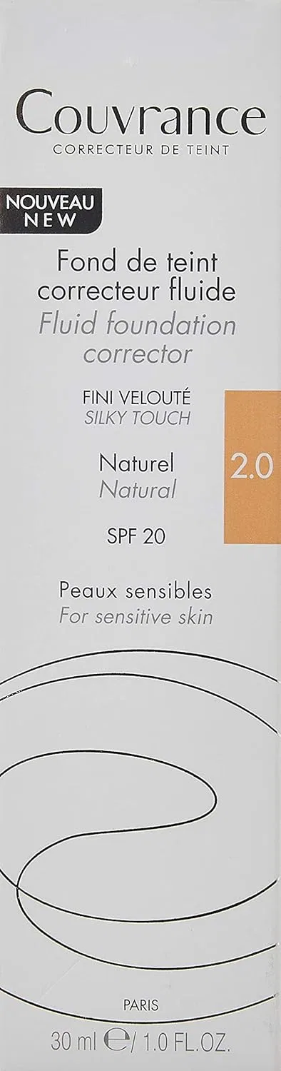 Жидкая тональная основа «Couvrance Fluid Foundation Corrector SPF 20» от Avène Avene, No Colour — фото 3