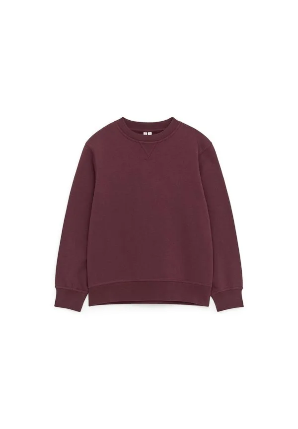 Толстовка arket из французской махровой ткани Arket, Burgundy